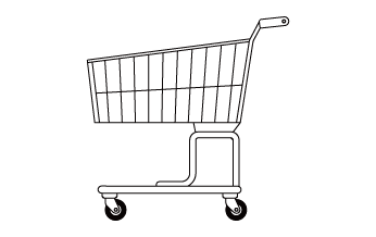 買い物カゴのイラスト