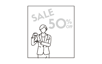 チラシのイラスト